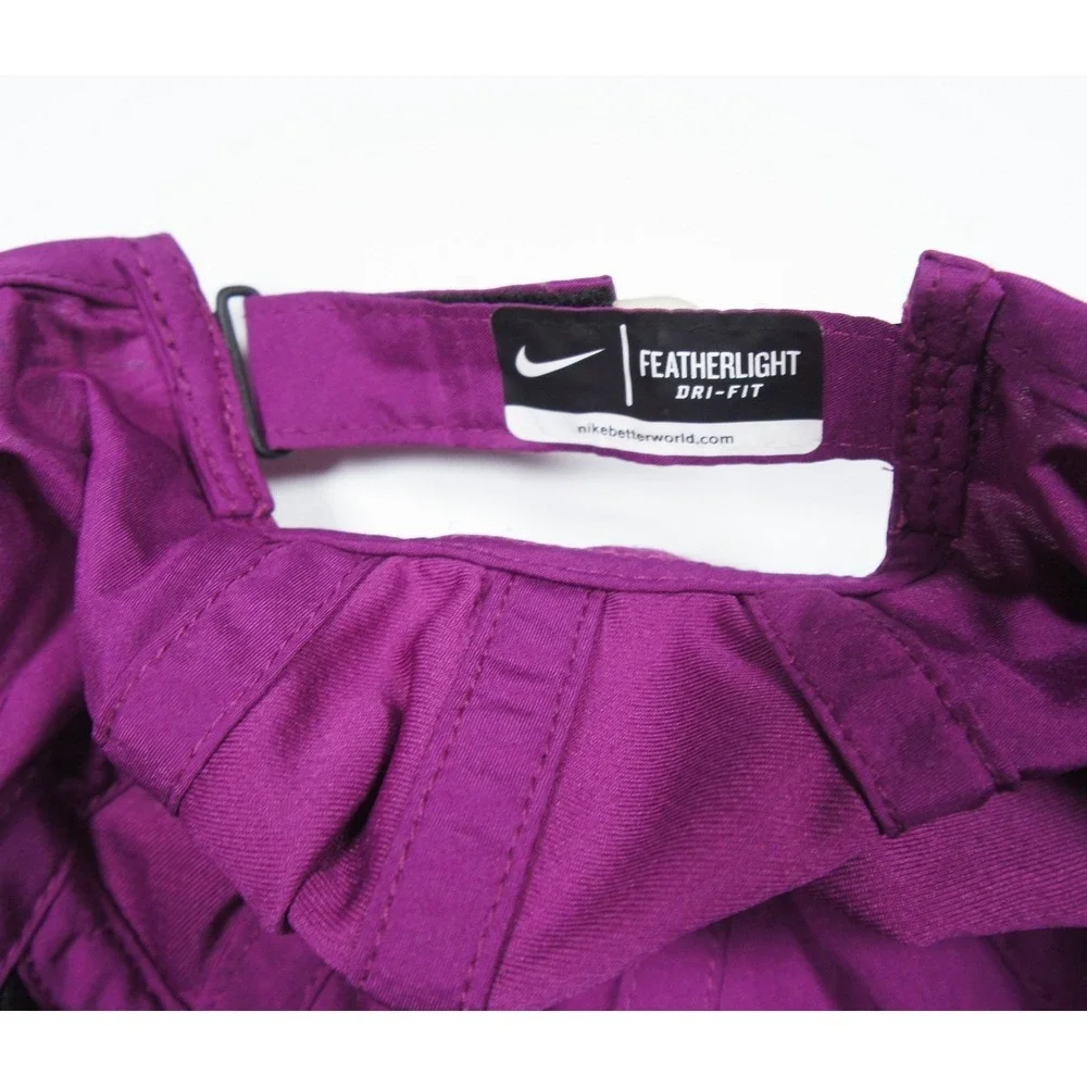 Nike Featherlight Dri-FIT Running Hat Purple Tailwind Adjustable Mesh Cap Adult